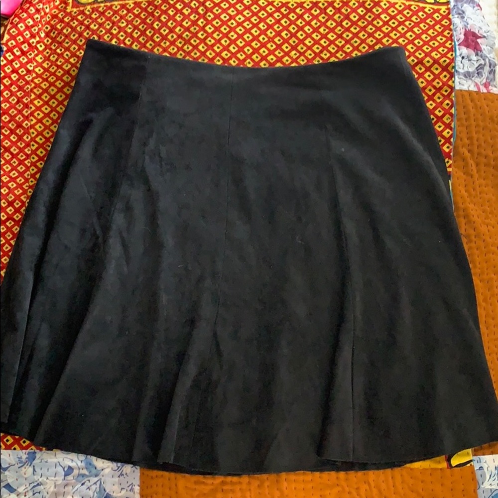 Black suede skirt worn once